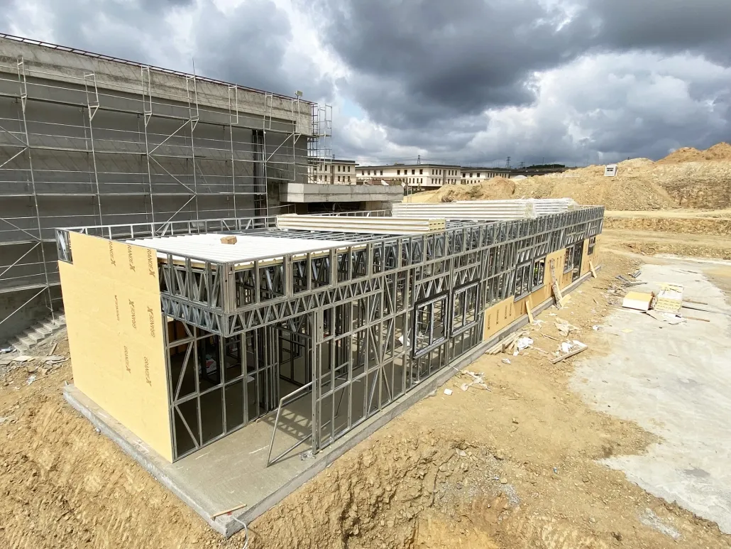 hafif çelik şantiye ofis binası