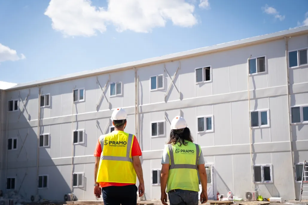 prefabrik bina pramo