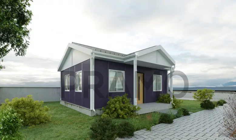 40m2 Tek Katlı Prefabrik Ev