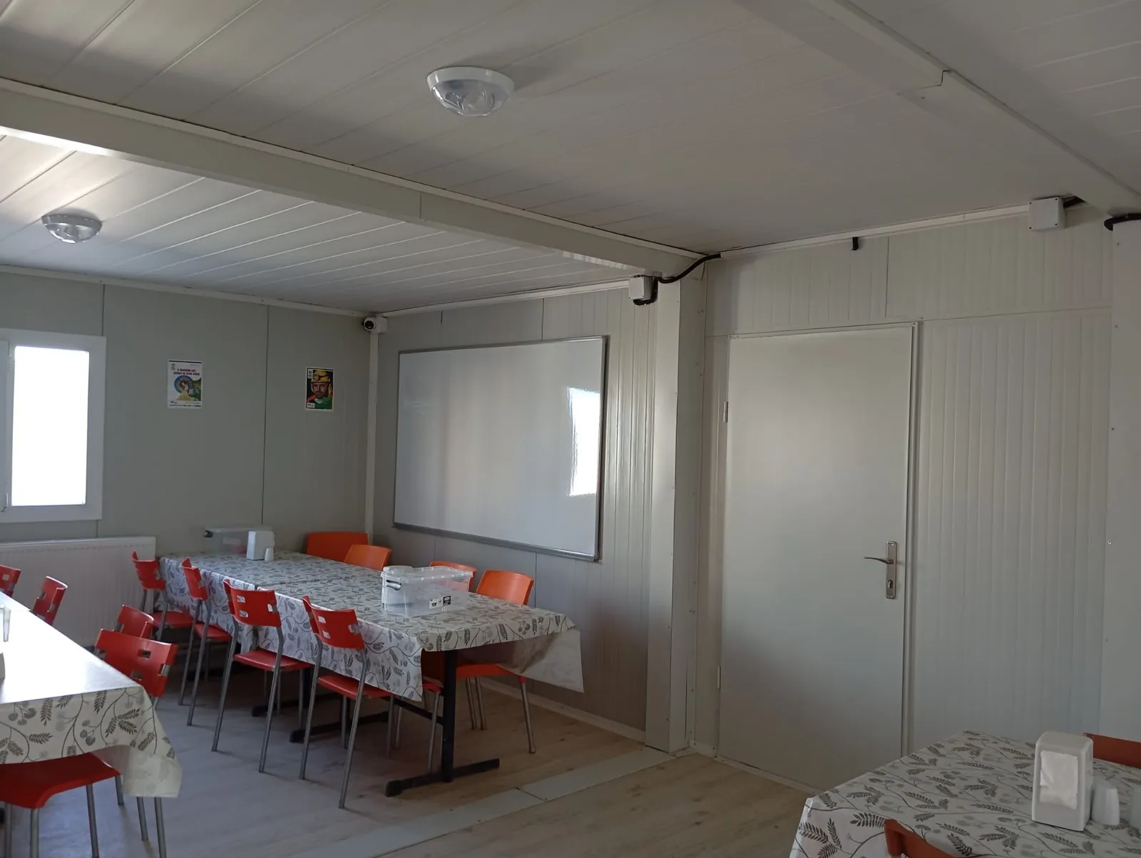 Enerji verimli yalıtımlı prefabrik yemekhane duvarı